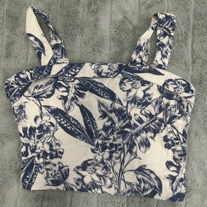 Abercrombie & Fitch Floral Dress Crop Top
